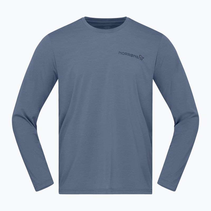 Longsleeve pentru bărbați NORRONA Femund Tech vintage indigo 4