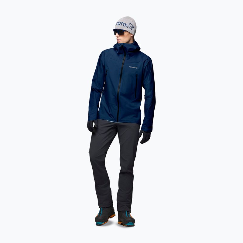 Geacă de ploaie pentru bărbați NORRONA Falketind Gore-Tex indigo night 2