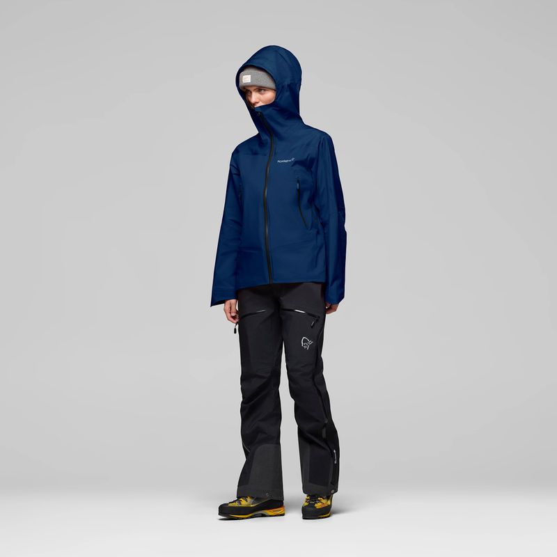 Geacă de ploaie pentru femei NORRONA Falketind Gore-Tex indigo night 4