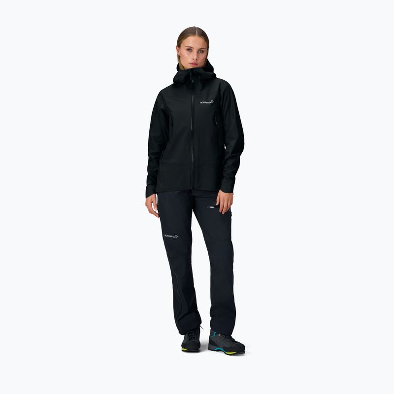 Geacă de ploaie pentru femei NORRONA Falketind Gore-Tex cavlar black 2