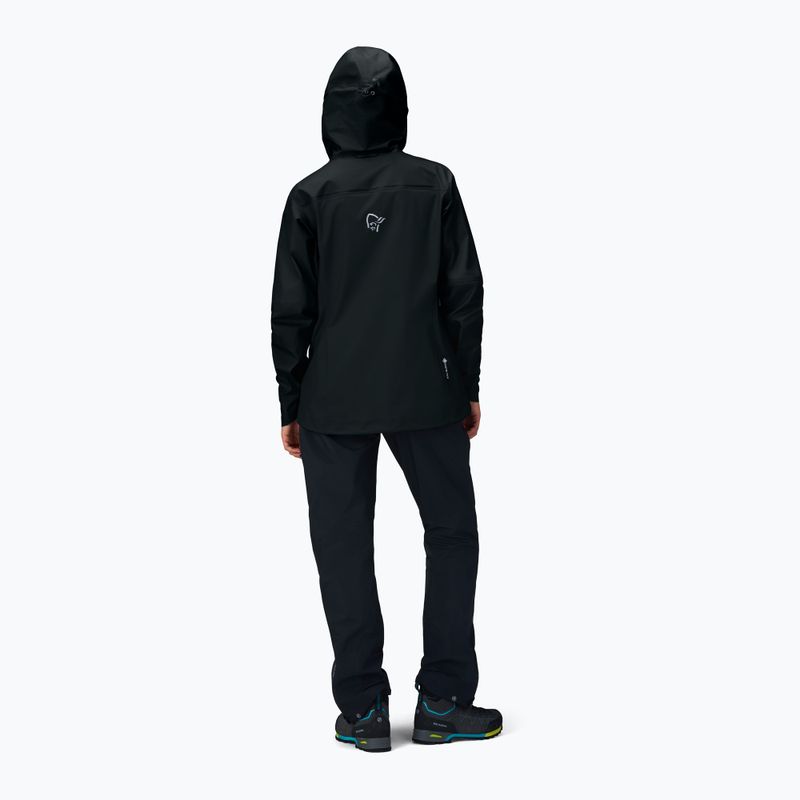 Geacă de ploaie pentru femei NORRONA Falketind Gore-Tex cavlar black 4