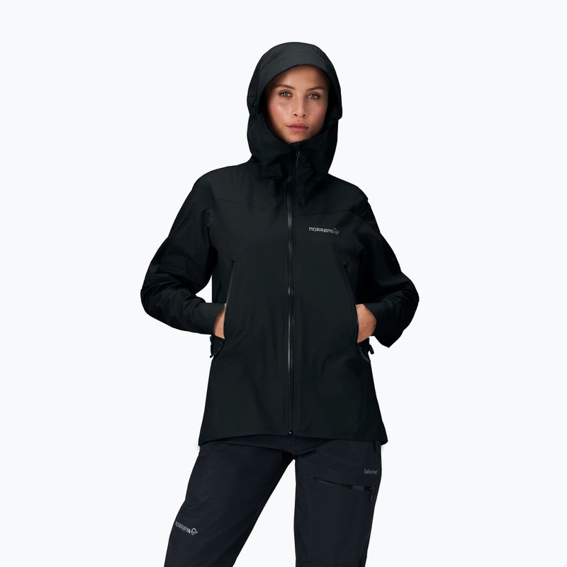 Geacă de ploaie pentru femei NORRONA Falketind Gore-Tex cavlar black 5