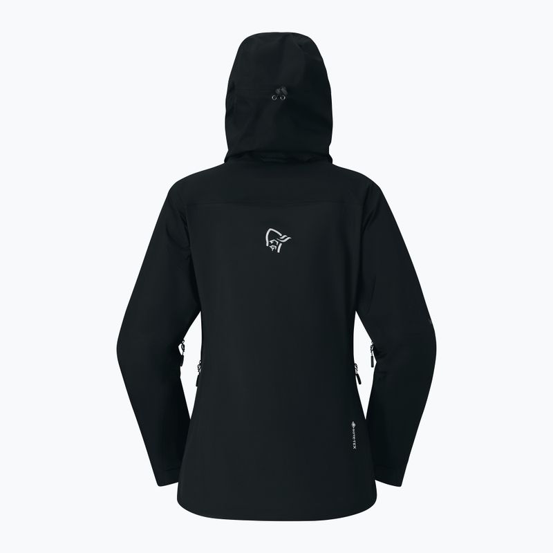 Geacă de ploaie pentru femei NORRONA Falketind Gore-Tex cavlar black 8