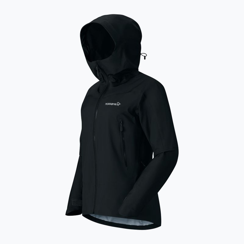 Geacă de ploaie pentru femei NORRONA Falketind Gore-Tex cavlar black 9