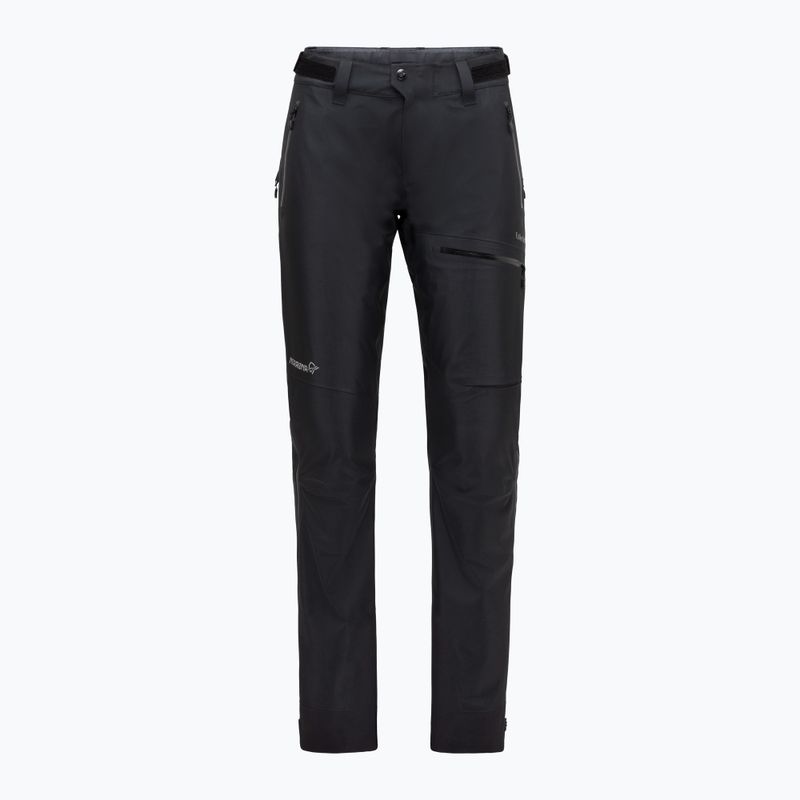 Pantaloni de trekking pentru femei NORRONA Falketind Gore-Tex caviar black 4
