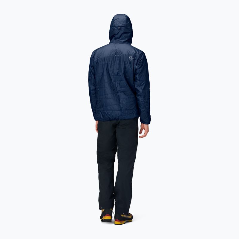 Geacă izolată pentru bărbați NORRONA Faketind Thermo40 Zip Hoodie indigo night 3
