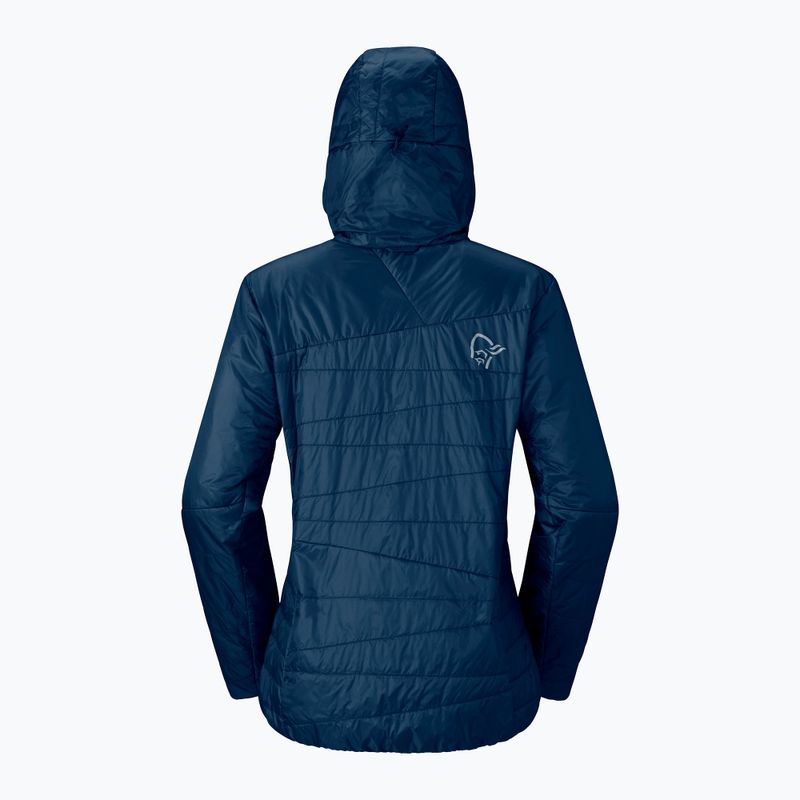 Geacă izolată pentru femei NORRONA Faketind Thermo40 Zip Hoodie indigo night 5