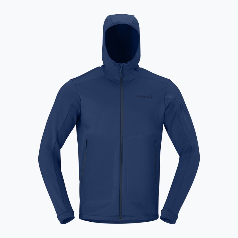 Bluză de trekking pentru bărbați NORRONA Falketind Warm2 Stretch Hood indigo night 5