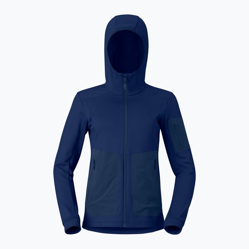 Bluză de trekking pentru femei NORRONA Falketind Warm2 Stretch Hood indigo night 5