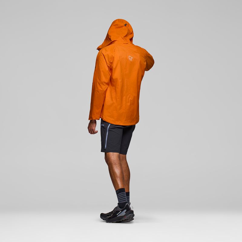 Geacă de ploaie pentru bărbați NORRONA Falketind Dri1 gold flame 3