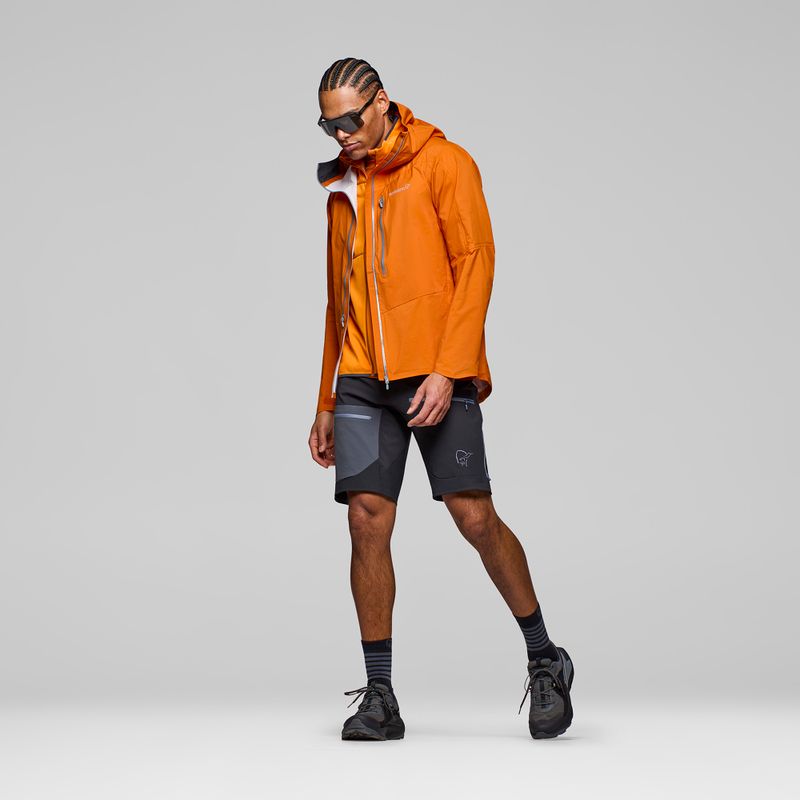 Geacă de ploaie pentru bărbați NORRONA Falketind Dri1 gold flame 4