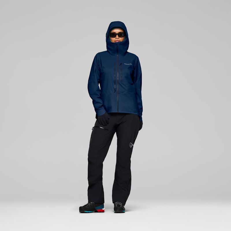 Geacă de ploaie pentru femei NORRONA Falketind Dri1 indigo night 2