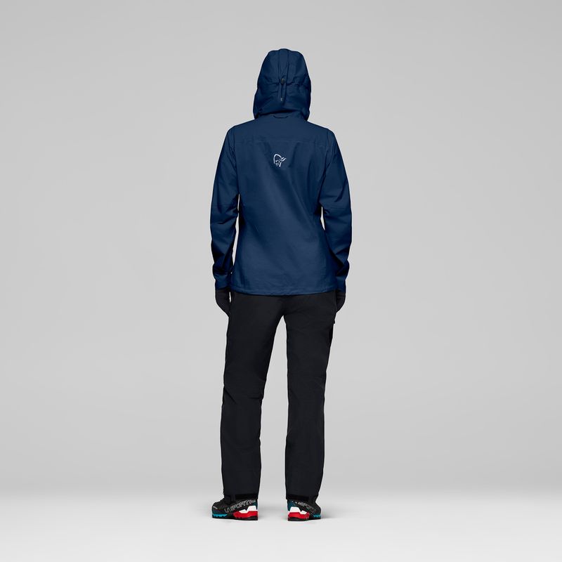 Geacă de ploaie pentru femei NORRONA Falketind Dri1 indigo night 3