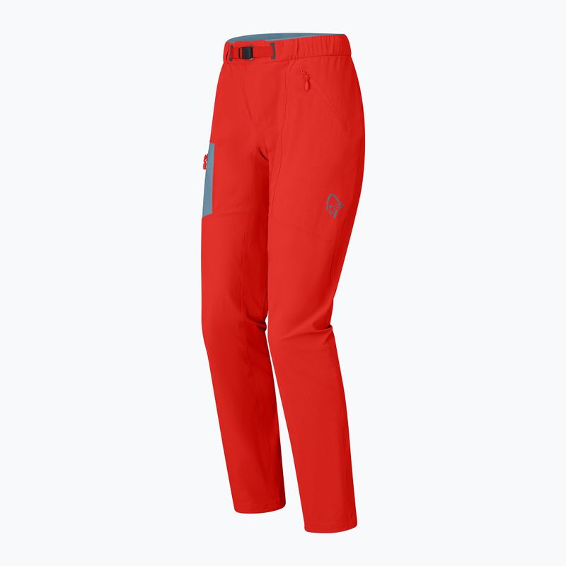 Pantaloni de trekking pentru femei NORRONA Falketind Flex1 Light aura orange 8