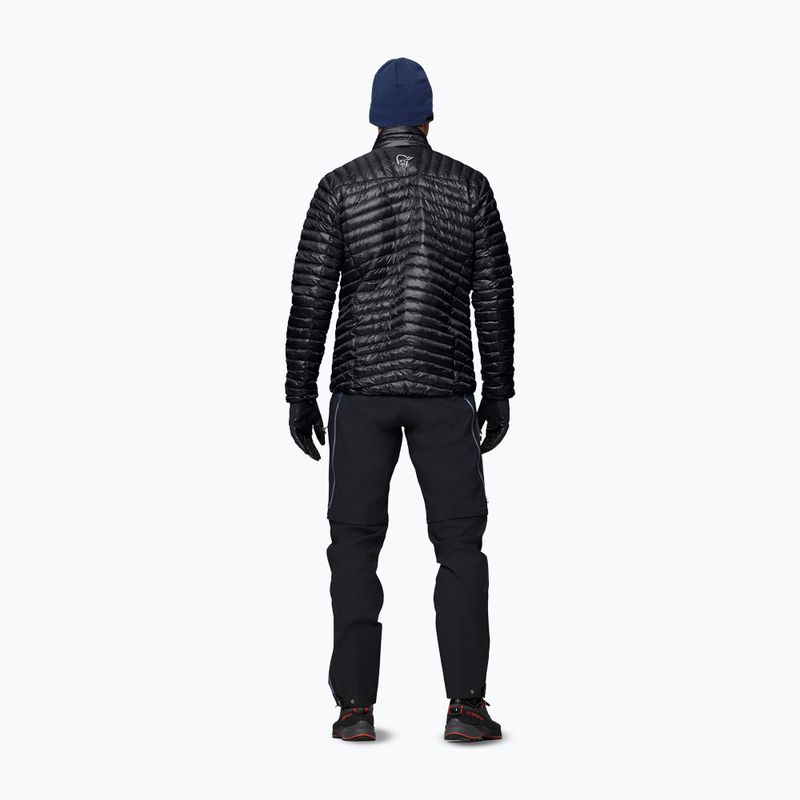 Geacă cu puf pentru bărbați NORRONA Trollveggen Down800 Super Light caviar black 3