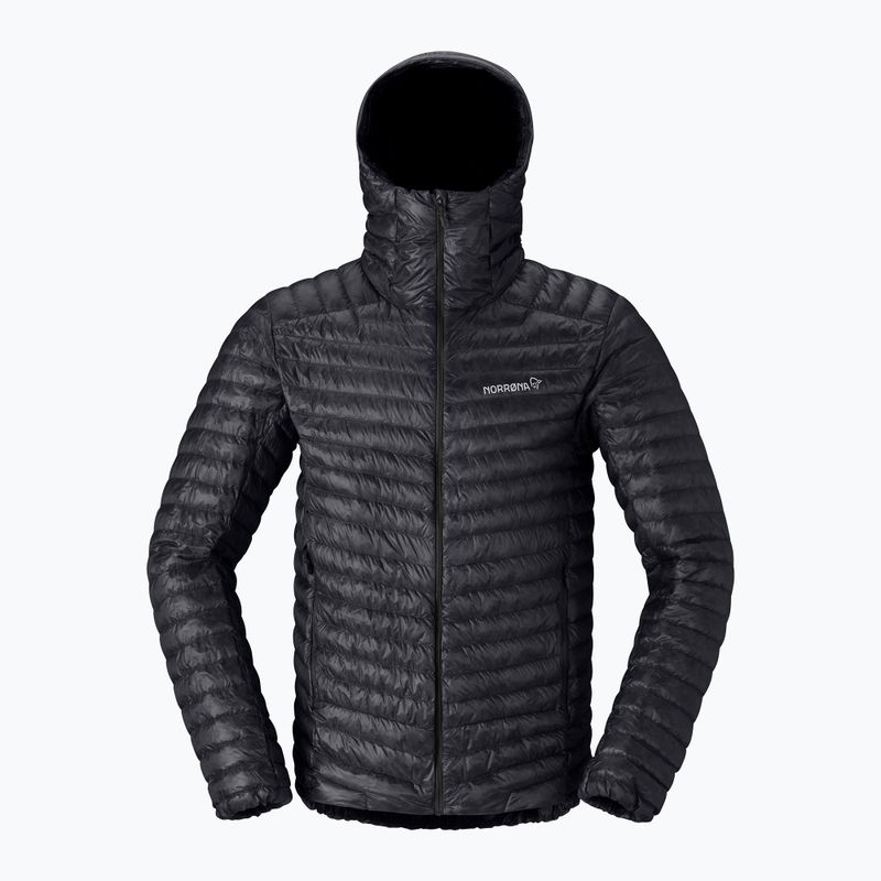 Geacă cu puf pentru bărbați Norrona Trollveggen Down800 Super Light Hood Caviar Black 5