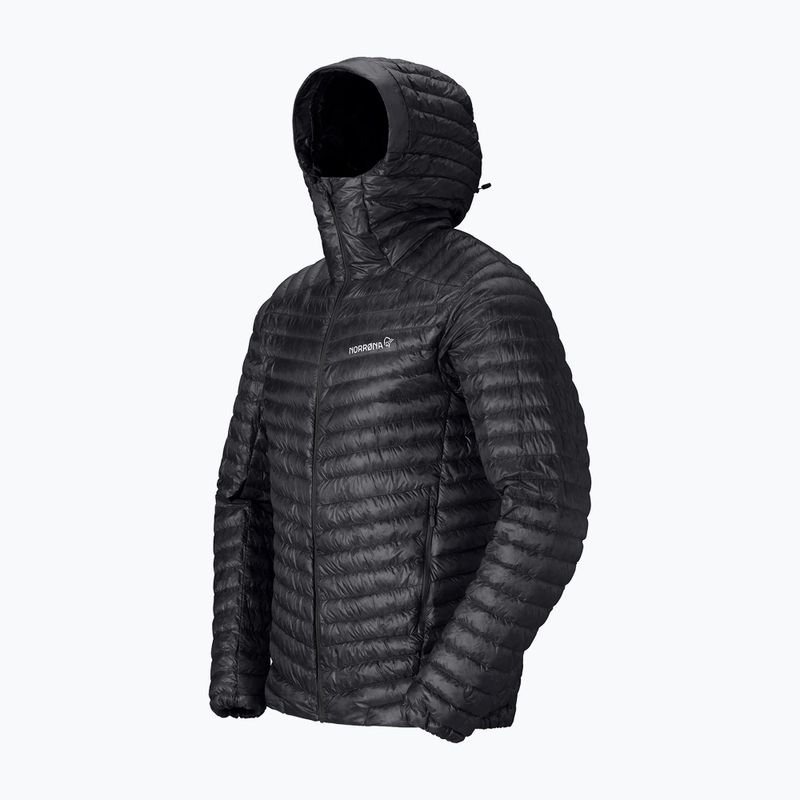 Geacă cu puf pentru bărbați Norrona Trollveggen Down800 Super Light Hood Caviar Black 7