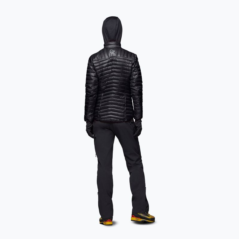 Geacă cu puf pentru femei NORRONA Trollveggen Down800 Super Light caviar black 3