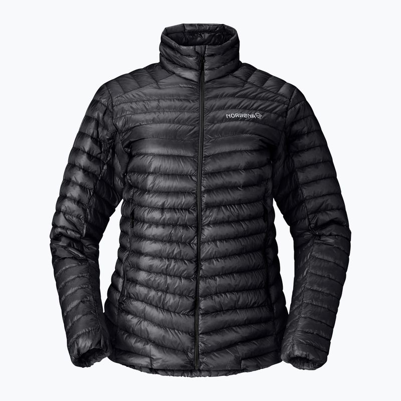 Geacă cu puf pentru femei NORRONA Trollveggen Down800 Super Light caviar black 6