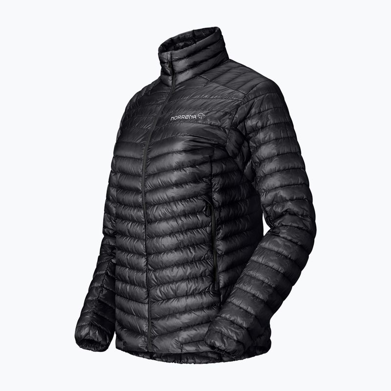 Geacă cu puf pentru femei NORRONA Trollveggen Down800 Super Light caviar black 8