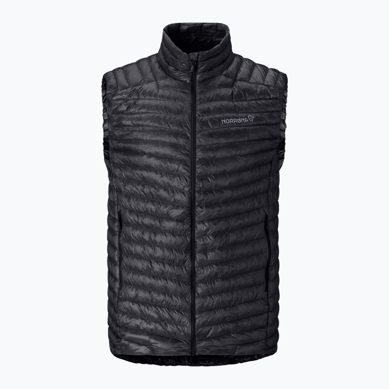 Vestă NORRONA Trollveggen Down800 Super Light caviar black 5