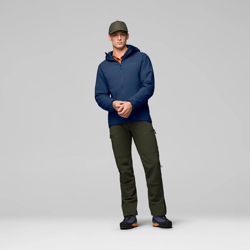 Geacă izolată pentru bărbați NORRONA Femund Thermo60 Zip Hood indigo night 2