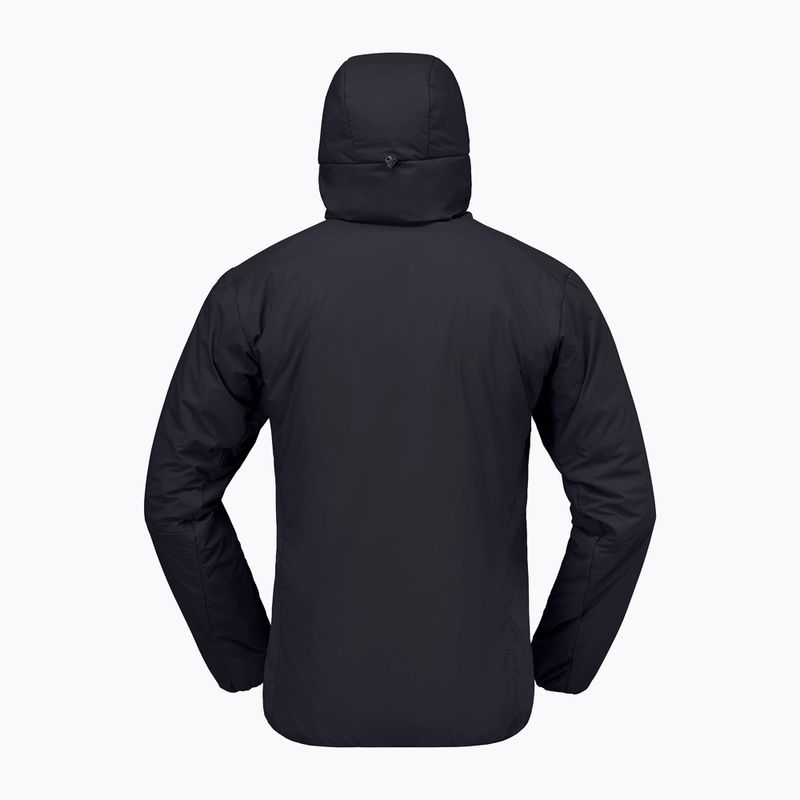 Geacă izolată pentru bărbați NORRONA Femund Thermo60 Zip Hood caviar black 2