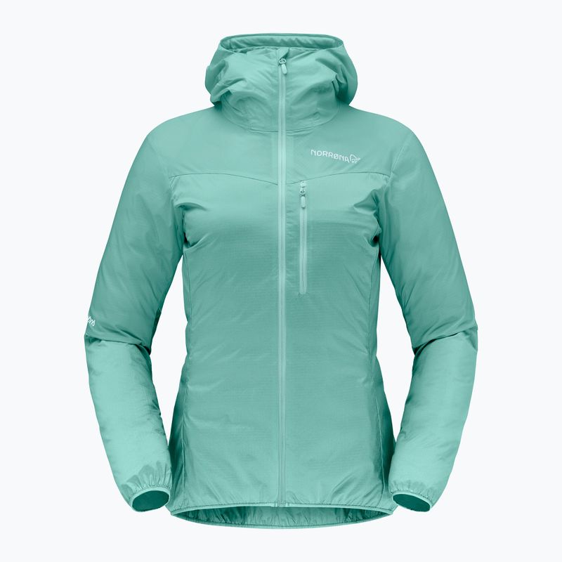 Geacă rezistentă la vânt pentru femei NORRONA Faketind Aero60 Zip Hood aqua haze 5
