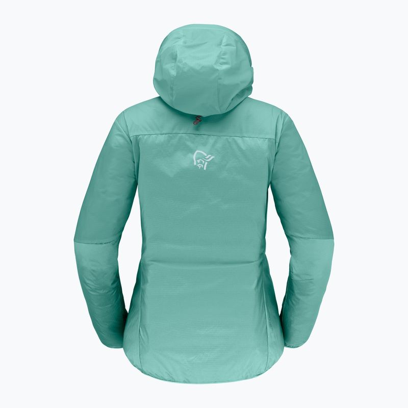 Geacă rezistentă la vânt pentru femei NORRONA Faketind Aero60 Zip Hood aqua haze 6