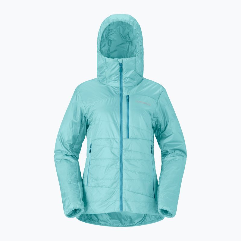Geacă izolată pentru femei NORRONA Faketind Thermo40 Zip Hoodie aqua haze 5