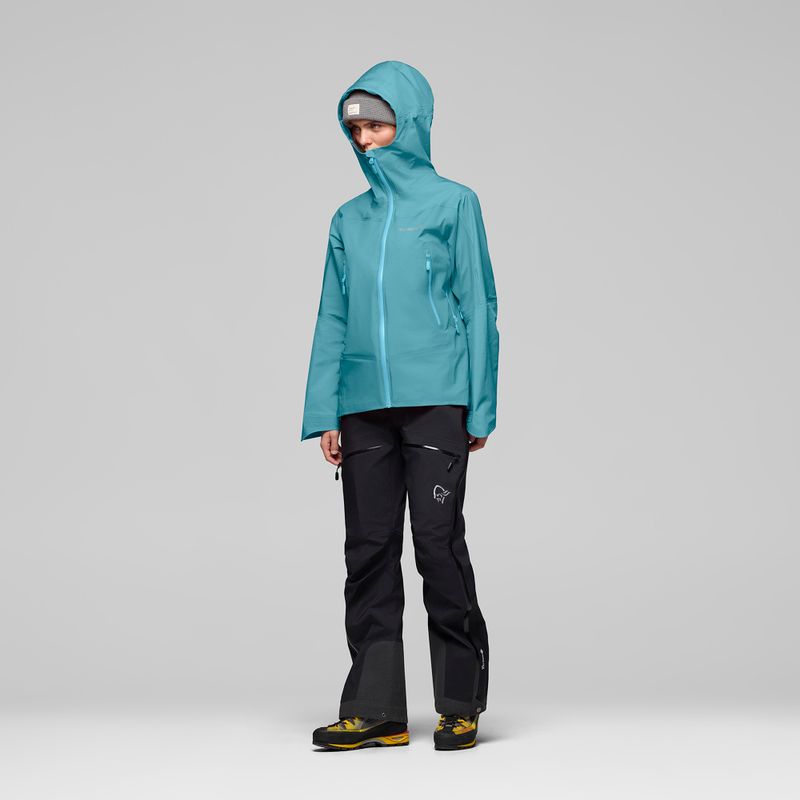 Geacă de ploaie pentru femei NORRONA Falketind Gore-Tex brittany blue 4