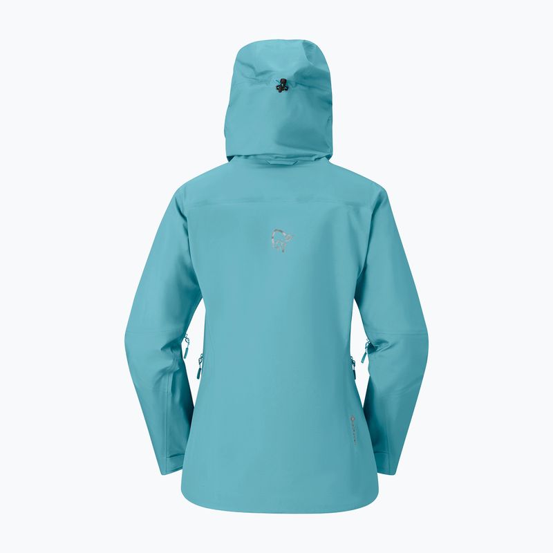 Geacă de ploaie pentru femei NORRONA Falketind Gore-Tex brittany blue 6