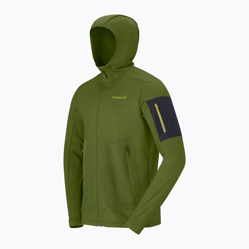 Bluză de trekking pentru bărbați NORRONA Falketind Warm2 Stretch Hood pesto 7