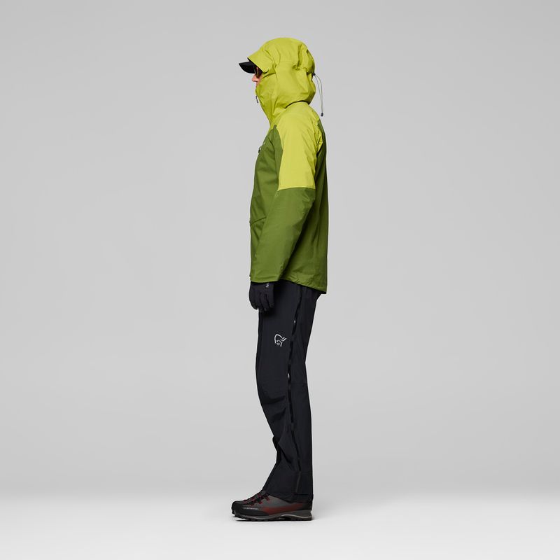 Geacă de ploaie pentru bărbați NORRONA Falketind Dri1 pesto/golden lime 5