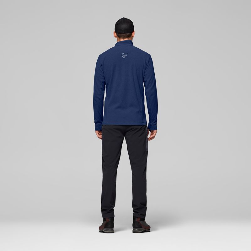 Bluză de trekking pentru bărbați  NORRONA Falketind Warm2 indigo night 3