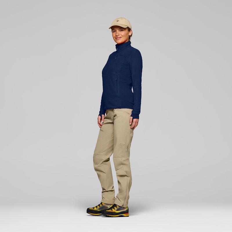 Bluză fleece pentru femei NORRONA Falketind Warm1 Active indigo night 4