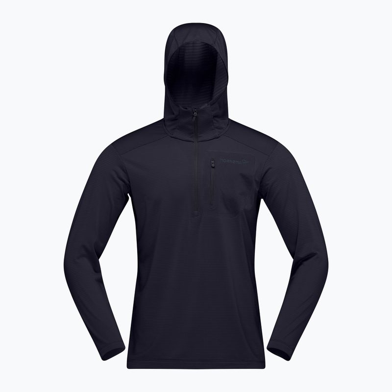 Bluză de trekking pentru bărbați NORRONA Falketind Warm1 Hood caviar black 5
