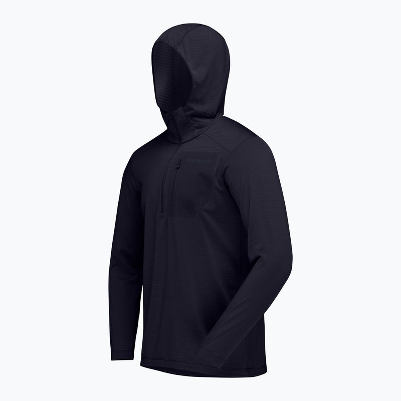 Bluză de trekking pentru bărbați NORRONA Falketind Warm1 Hood caviar black 7