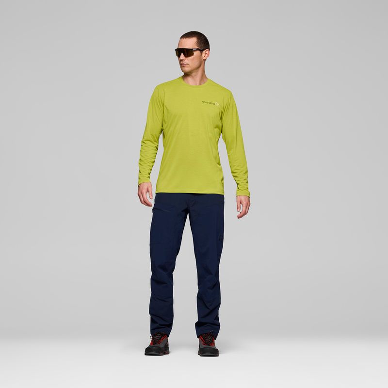 Longsleeve pentru bărbați NORRONA Femund Tech golden lime 2