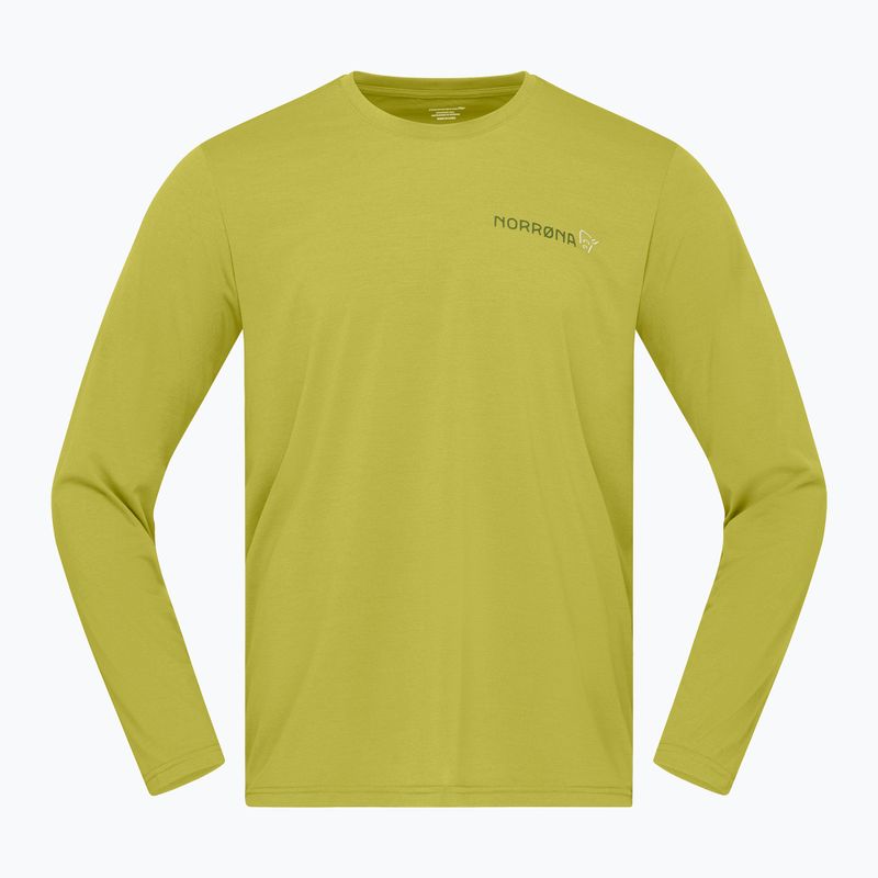 Longsleeve pentru bărbați NORRONA Femund Tech golden lime 5