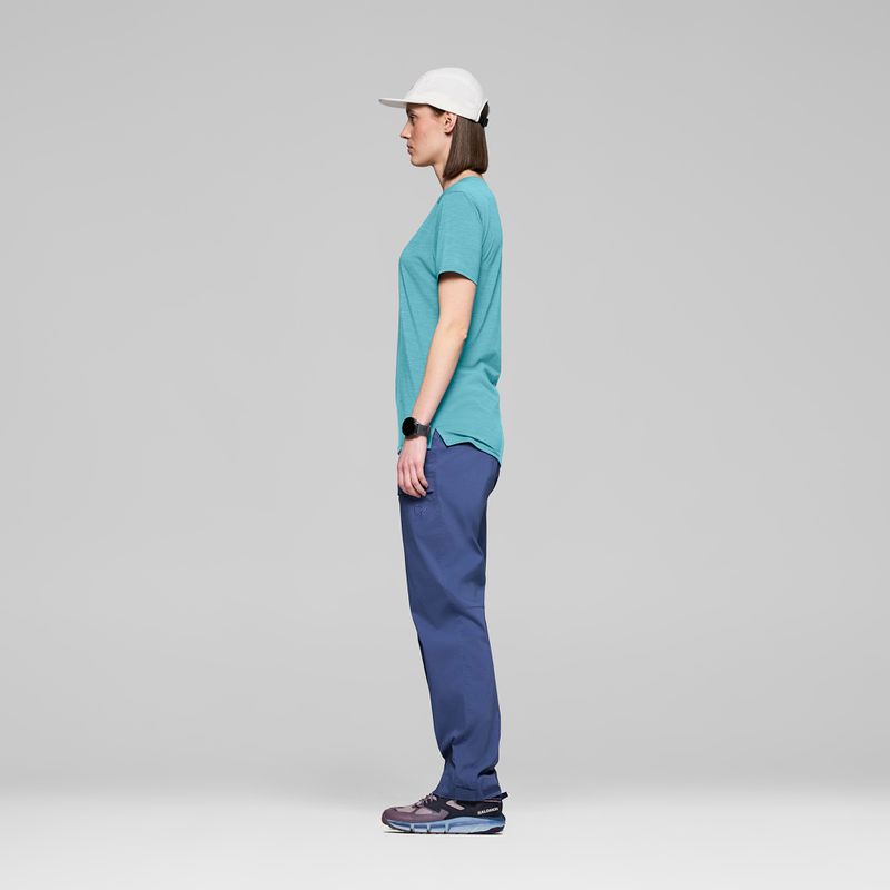 Tricou pentru femei NORRONA Femund Equaliser Merino brittany blue 4