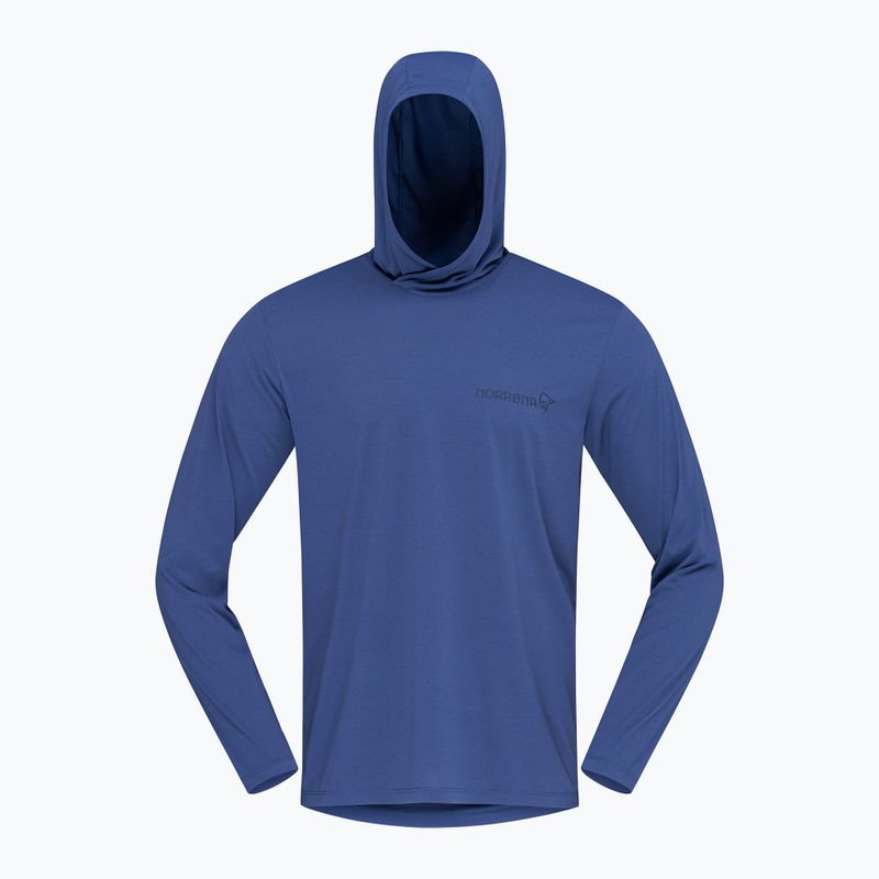 Bluză de trekking pentru bărbați NORRONA Femund Tech Hood vintage indigo 6