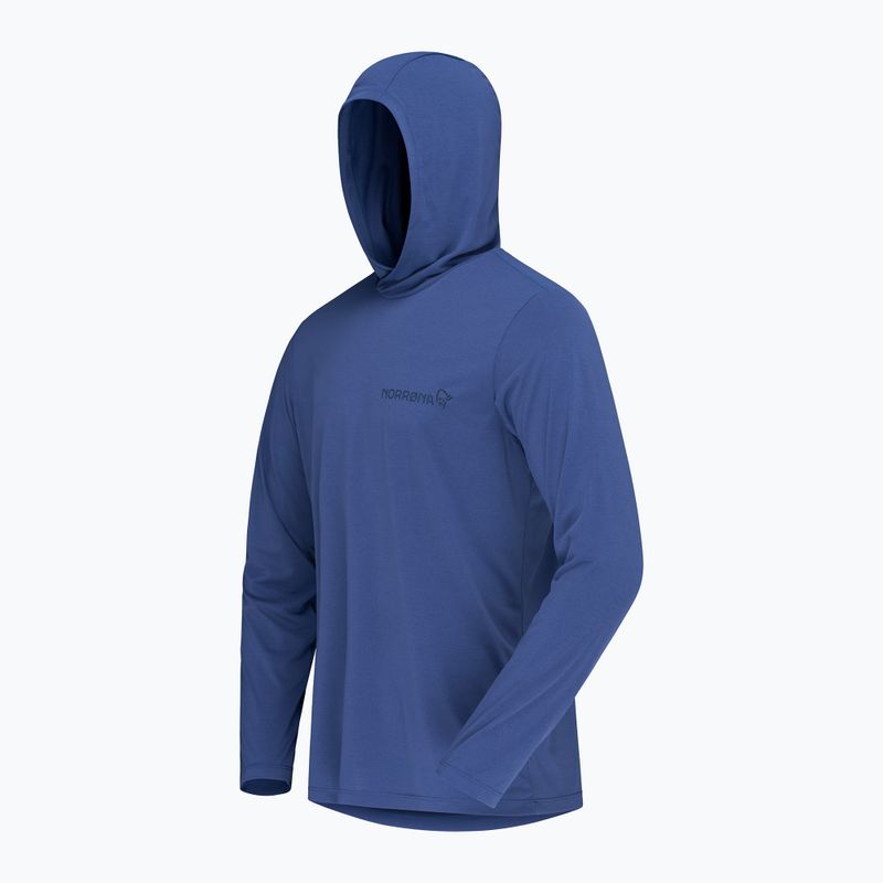 Bluză de trekking pentru bărbați NORRONA Femund Tech Hood vintage indigo 8