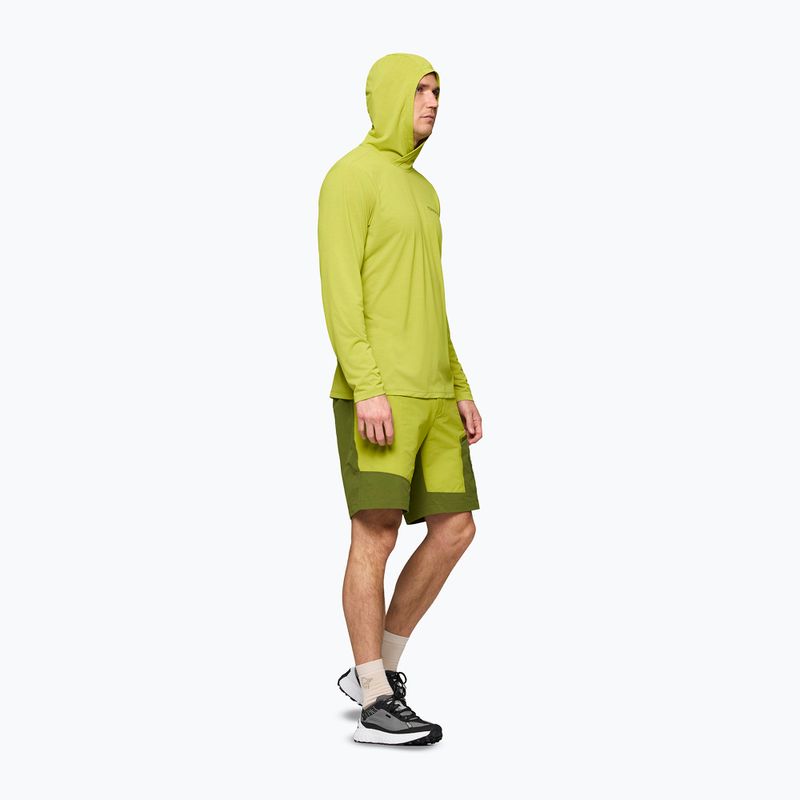 Bluză de trekking pentru bărbați NORRONA Femund Tech Hood golden lime 4