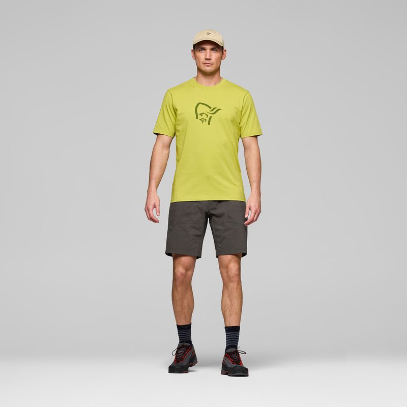 Tricou pentru bărbați NORRONA Cotton Viking golden lime 2