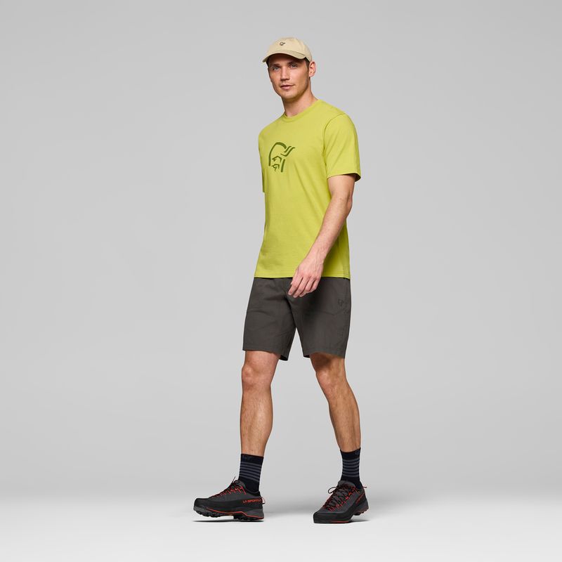 Tricou pentru bărbați NORRONA Cotton Viking golden lime 4