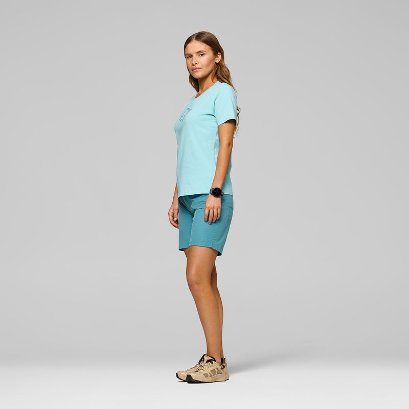 Tricou pentru femei NORRONA Cotton Viking aqua haze 4