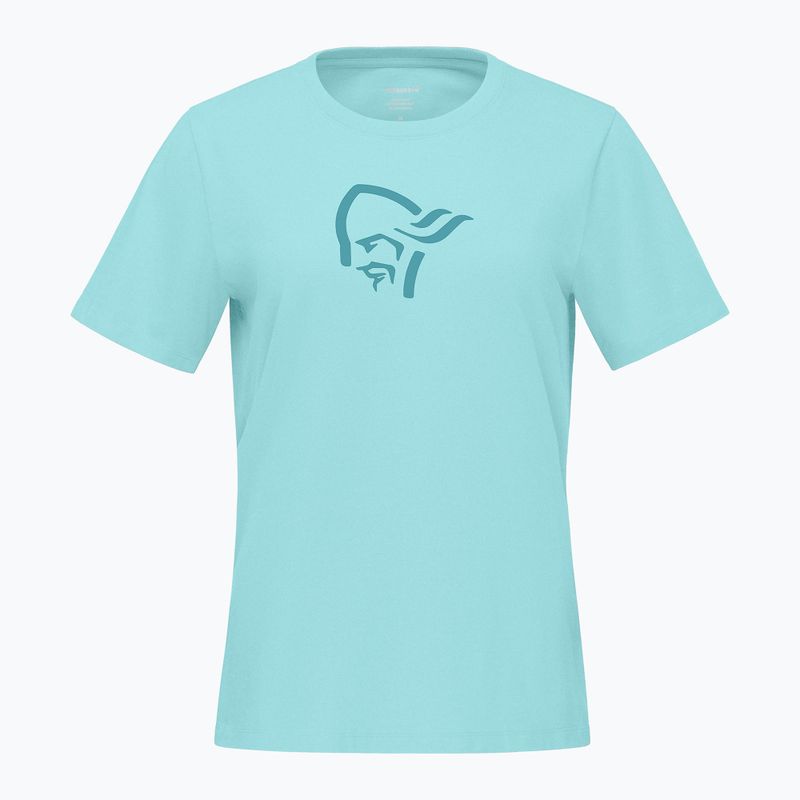 Tricou pentru femei NORRONA Cotton Viking aqua haze 5