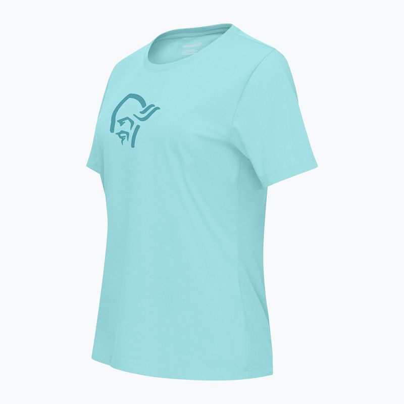 Tricou pentru femei NORRONA Cotton Viking aqua haze 7