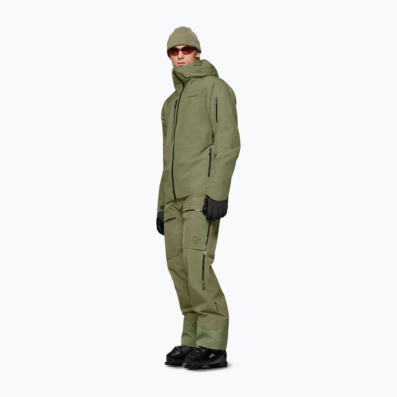 Geacă de schi pentru bărbați NORRONA Lofoten Gore-Tex Insulated deep lichen green 2